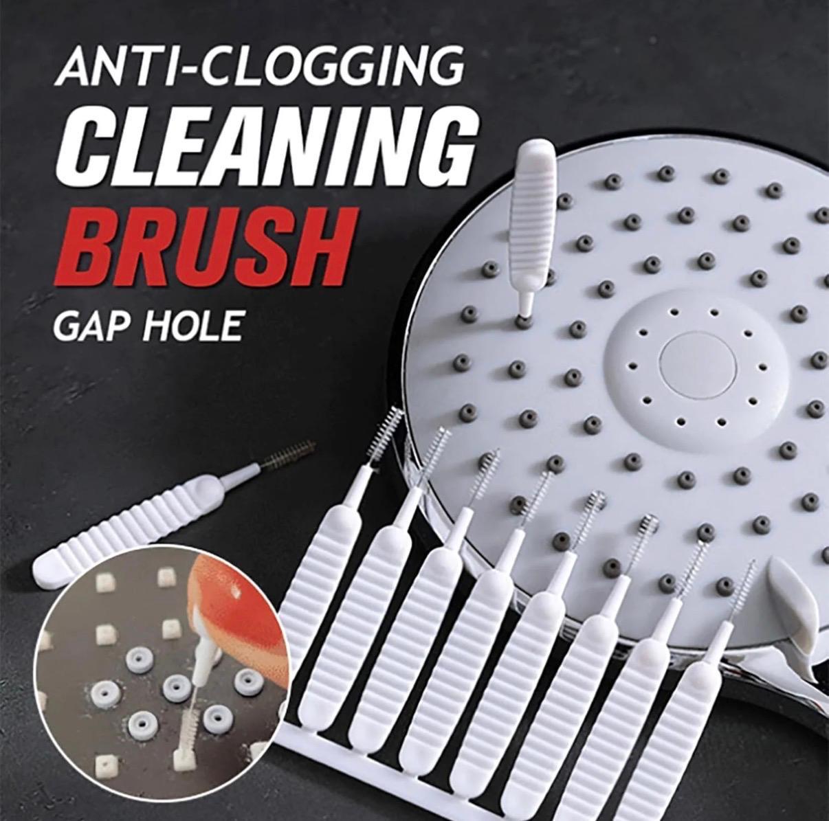10 PCS Shower Nozzle Cleaning Brushes Pack, Anti-clogging Shower Head Bristle Cleaning Brush Pore Gap Cleaning Brushes for Shower Head, Faucet, Keyboard gaps Cleaner, Sink, Phone Hole Bathroom Brush
