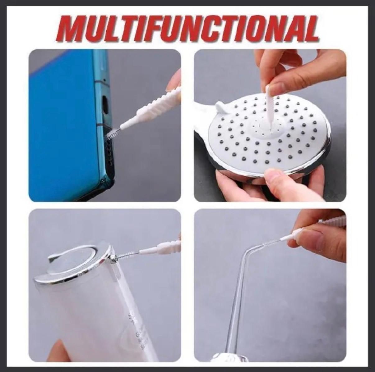 10pcs Shower Nozzle Cleaning Brushes Pack, Anti-clogging Shower Head Cleaning Brushes Pore Gap Cleaning Brushes for Shower Head, Faucet, Keyboard gaps Cleaner, Sink, Phone Hole Cleaner Bathroom Brush