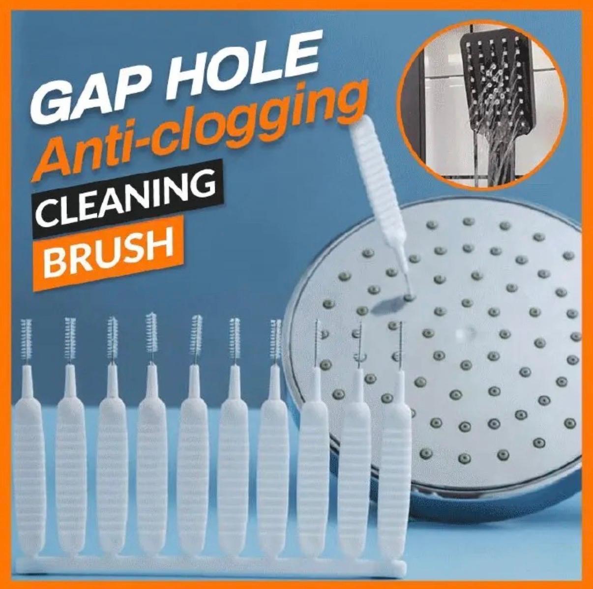 10pcs Shower Nozzle Cleaning Brushes Pack, Anti-clogging Shower Head Cleaning Brushes Pore Gap Cleaning Brushes for Shower Head, Faucet, Keyboard gaps Cleaner, Sink, Phone Hole Cleaner Bathroom Brush
