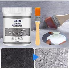 300g Super Strong Invisible Waterproof  Anti-Leakage Sealant Glue, Transparent Paste Adhesive Coating Agent + Brush Repair Cracks and Leaks for Bathroom, Toilet, Wood, Tile, Concrete, Walls, Ceiling