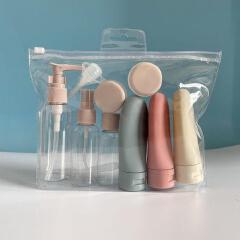 11 Pcs Travel Refillable Bottles Lotion Spray Travel Bottles for Lotion, Shampoo, Conditioner, Shower Gel, Perfume Bottle Cosmetic Storage Box Cosmetic Bottles Makeup Storage Bathroom Organizer
