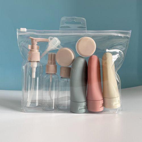 11 Pcs Travel Refillable Bottles Lotion Spray Travel Bottles for Lotion, Shampoo, Conditioner, Shower Gel, Perfume Bottle Cosmetic Storage Box Cosmetic Bottles Makeup Storage Bathroom Organizer