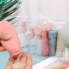 11 Pcs Travel Refillable Bottles Lotion Spray Travel Bottles for Lotion, Shampoo, Conditioner, Shower Gel, Perfume Bottle Cosmetic Storage Box Cosmetic Bottles Makeup Storage Bathroom Organizer