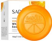 New Arrivals !!SADOER Vitamin C Soap, Vitamin C Black Spots Whitening Soap, Removes Dirt, Whiten Black Spots, Fade Dark Marks, Brighten Skin,