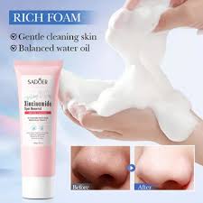 SADOER Whitening 10% Niacinamide Spot Removal Cleanser – Brightening, Gentle & Deep Cleansing (100g)