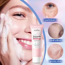 SADOER Whitening 10% Niacinamide Spot Removal Cleanser – Brightening, Gentle & Deep Cleansing (100g)