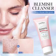 SADOER Whitening 10% Niacinamide Spot Removal Cleanser – Brightening, Gentle & Deep Cleansing (100g)