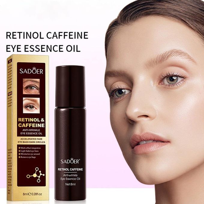 SADOER (NEW ORIGINAL)Anti Wrinkle Eye Essence Oil Anti Aging Smooth Brighten Skin Tone Oil for Dark Circles