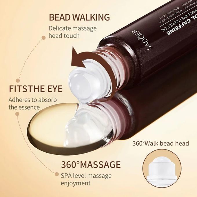 SADOER (NEW ORIGINAL)Anti Wrinkle Eye Essence Oil Anti Aging Smooth Brighten Skin Tone Oil for Dark Circles