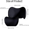 Car Headrest & Lumbar Support Cushion Kit, Ergonomic Car Seat Neck Pillow and Backseat Cushion for Driving Fatigue Relief, Driving Seat Memory Foam Neck Back Rest Pillows