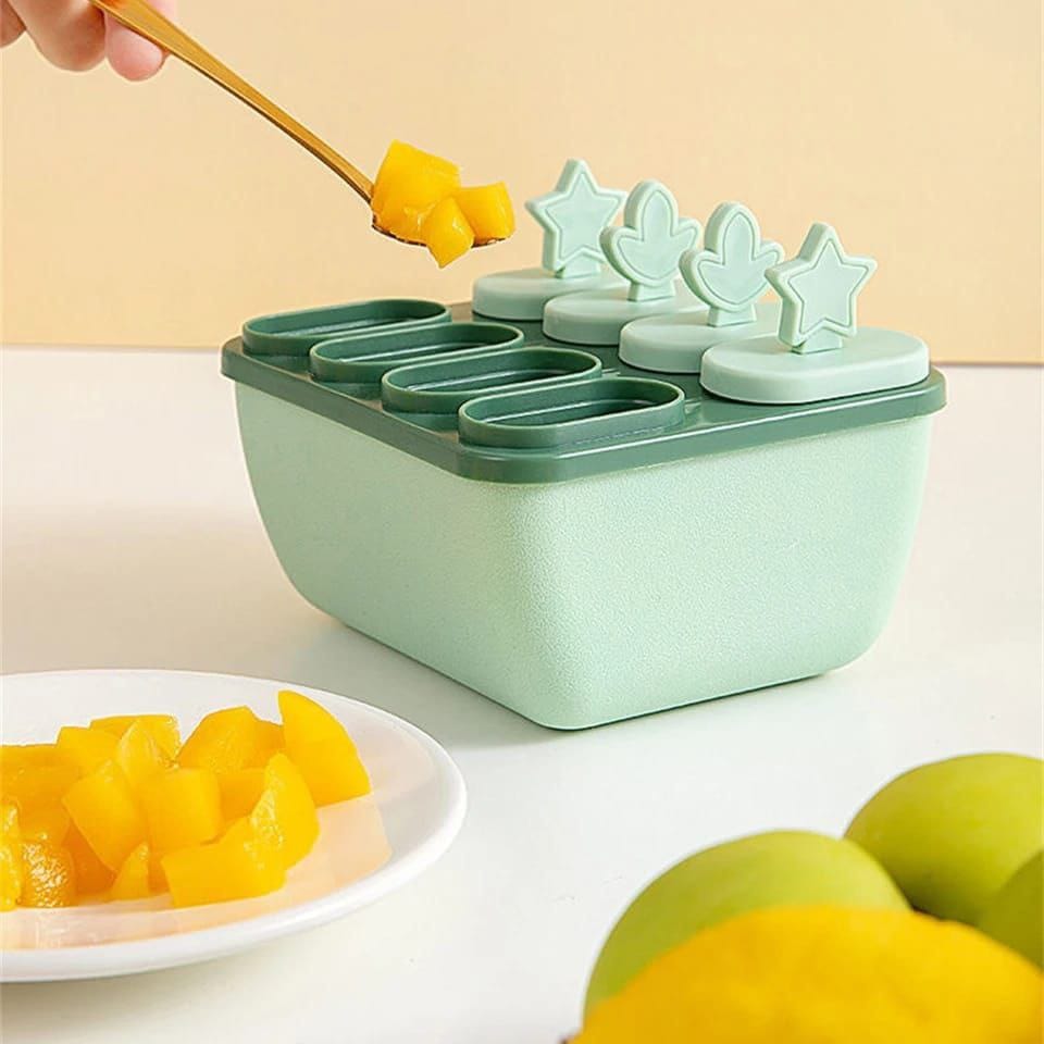 High-quality silicone material popsicle ice maker .6 holes popsicle ice maker.Reusable silicone popsicle Models design helps reduce waste, promotes multiple productions, hygienic.