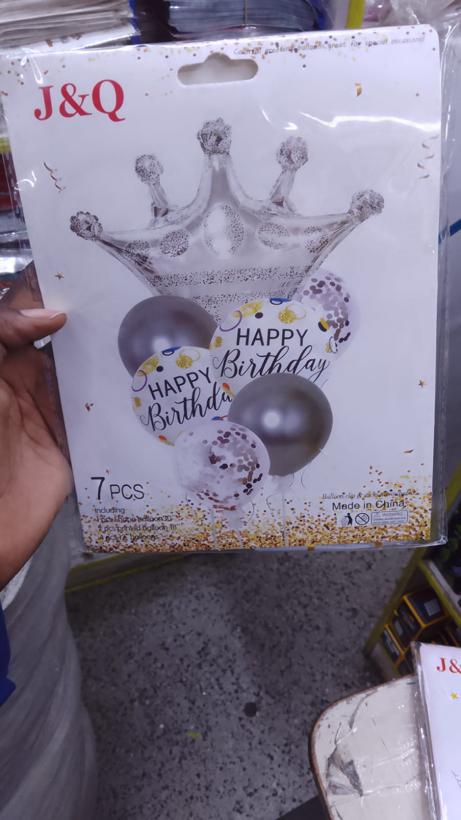 7 in 1 Foil baloon.Party Balloon Floating Inflatable Happy Birthday Balloons for Kids Birth Parties Baby Shower Decoration Supplies