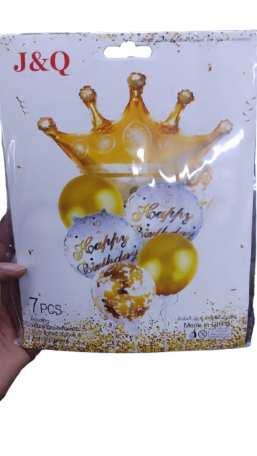 7 in 1 Foil baloon.Party Balloon Floating Inflatable Happy Birthday Balloons for Kids Birth Parties Baby Shower Decoration Supplies