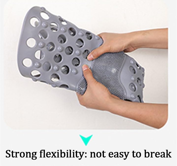 Anti Skid Mat for Bath and Bathroom Shower Mat Floor Bathroom Anti Slip Mat with Suction Cups & Drain Holes 50 cm by 80  cm