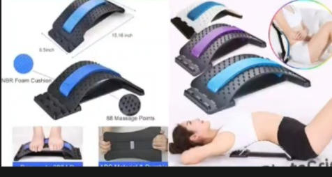 Adjustable Therapy Back Support Sitting Posture Corrector Massager Magic Stretcher Relaxation Spine