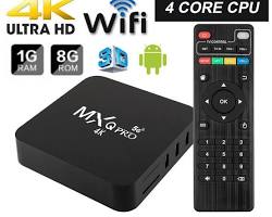 MXQ Pro 5G 4K Android TV Box – Multimedia Gateway Internet TV – Smart TV Converter (8GB)
