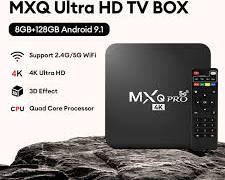 MXQ Pro 5G 4K Android TV Box – Multimedia Gateway Internet TV – Smart TV Converter (8GB)