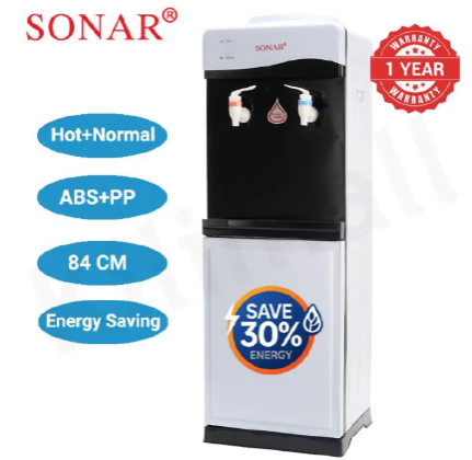 Sonar  Hot and Normal Free-standing Water Dispenser Top Load with Storage Cabinet Household Appliance JY-001