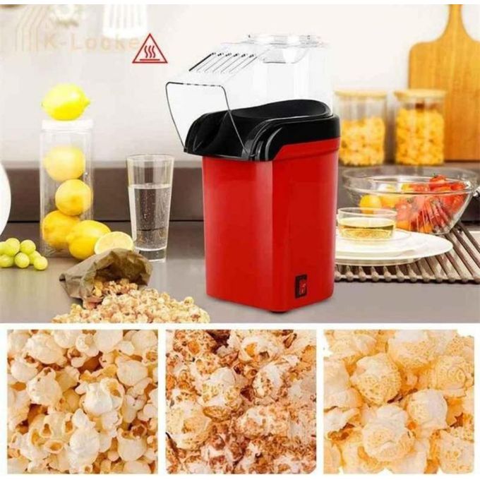 Mini Popcorn Maker Machine Home Use Hot Air Machine with top cover ,Automatic kitchen portable fast popcorn maker