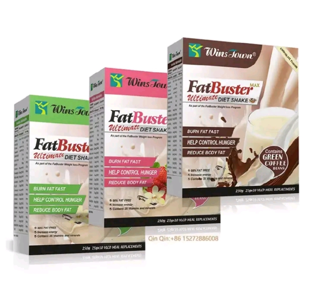 Winstown Fatbuster max ultimate diet shake-Green coffee high protein meal replacement 10 sachets strawberry,chocolate and vanilla buster flavors weight loss supplements