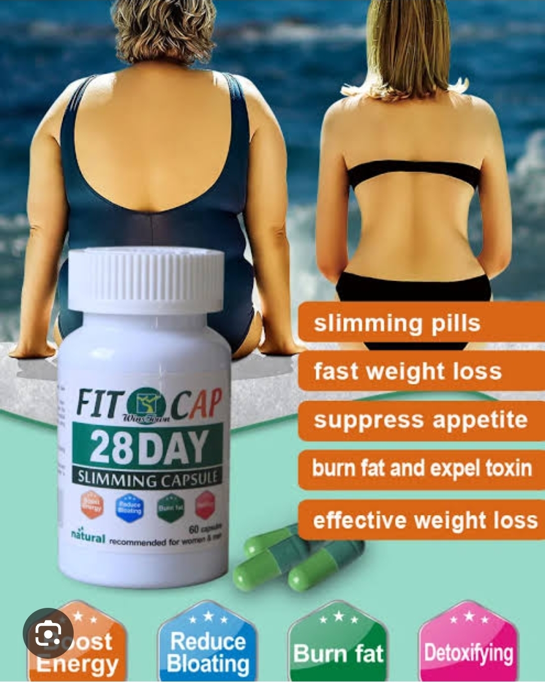 Fit Cap 28 day Slimming Capsules