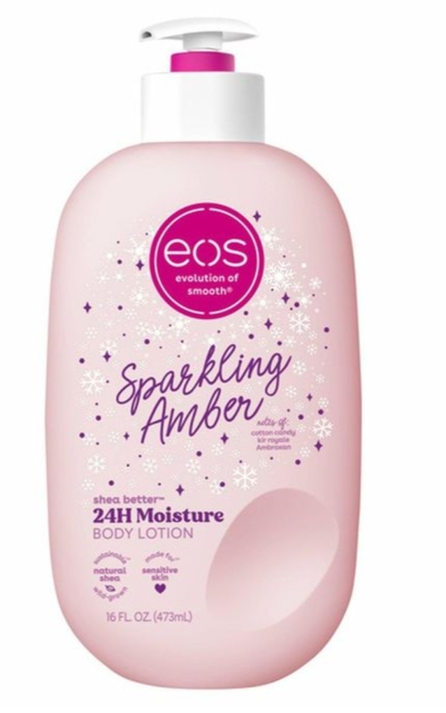 EOS CASHMERE Sparkling Amber Body Lotion evolution of smooth