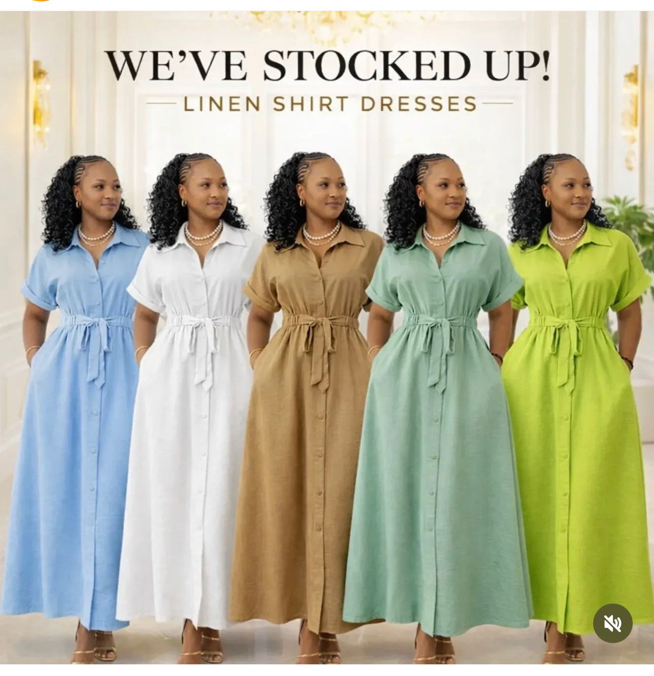 Stunning linen Short-Sleeve Button-Down Maxi Dress with Elegant Waist Tie – Chic, Comfortable & Perfect for Every Occasion