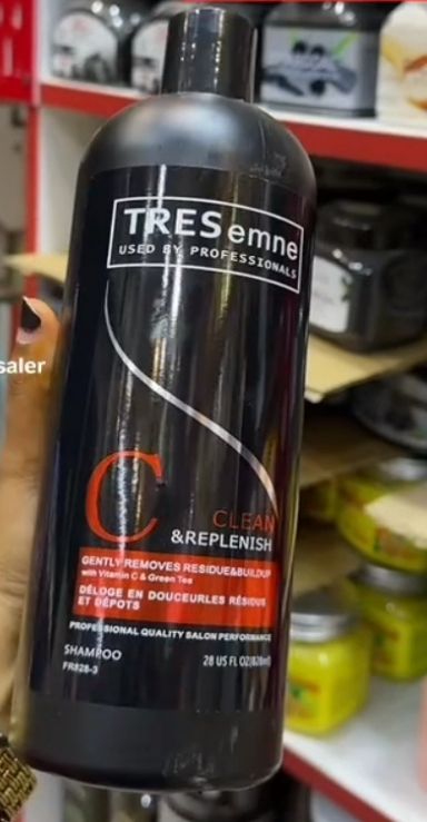 TRESemmé Clean And Replenish Shampoo With Smooth And Silky Conditioner Set – 48H Frizz Control, Deep Cleansing, Shine Boost, Professional Salon Hair Care For Dry & Dull Hair