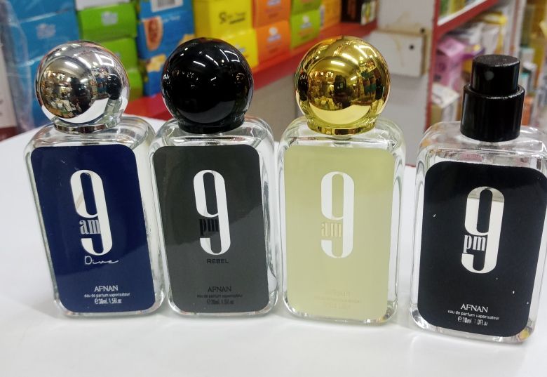 Afnan 9AM / 9AM Dive / 9PM / 9PM Rebel Eau De Parfum 30ml Luxury Long Lasting Arabic Perfume For Men Premium Designer Fragrance Sweet Vanilla Amber Fresh Citrus Scent Imported Gift Cologne