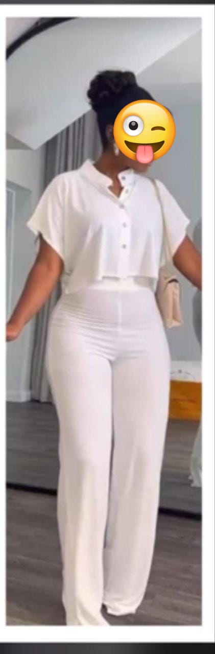 LADIES/WOMEN 2PC SET TOP AND TROUSER BEST QUALITY FOR WEEKENDS, WORK AND WEEKENDS GRAB YOUR PERFECT SIZE.