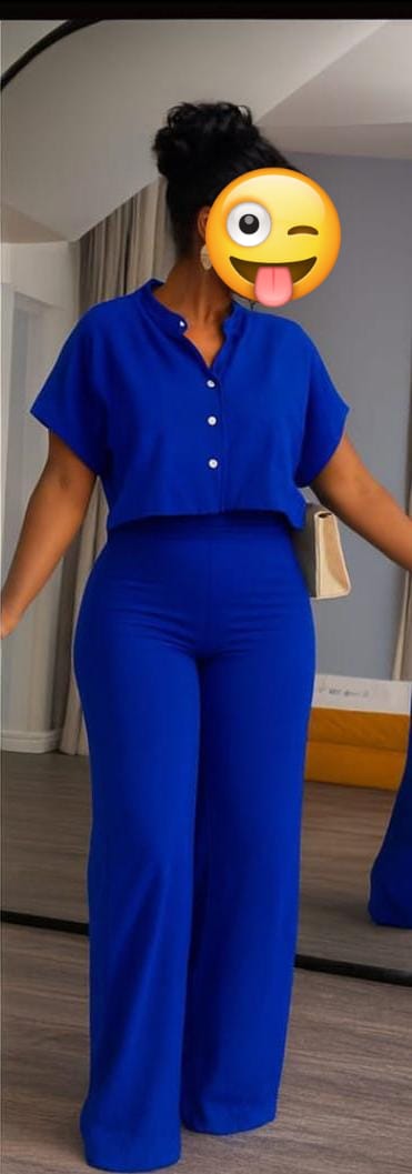 LADIES/WOMEN 2PC SET TOP AND TROUSER BEST QUALITY FOR WEEKENDS, WORK AND WEEKENDS GRAB YOUR PERFECT SIZE.