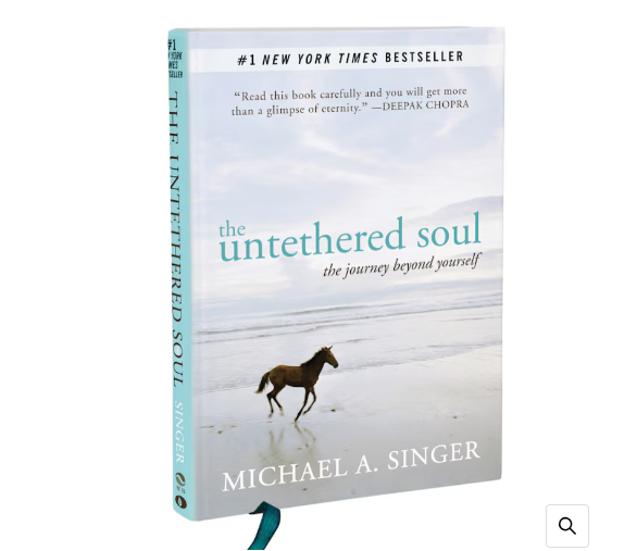 The Untethered Soul by Michael A. Singer Spiritual Guide to Inner Freedom Mindfulness Meditation Personal Growth Self Awareness Emotional Healing Paperback Book for Mental Clarity Stress Relief
