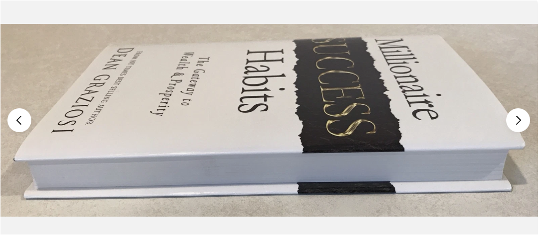 Millionaire Success Habits by Dean Graziosi Self Improvement Book for Wealth Mindset Personal Growth Financial Freedom Productivity Confidence Goal Setting and High Performance Success Principles