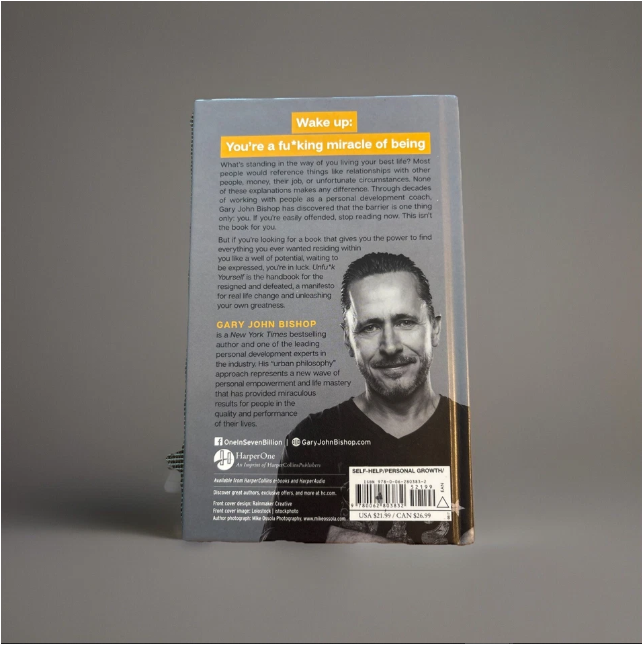 OFFER UNFUCK  Yourself Hardcover by Gary John Bishop NEW Edition Transform Mindset Stop Self-Sabotage Action-Based Personal Growth Guide Tough‑Love Self‑Help Motivation Change Your Life