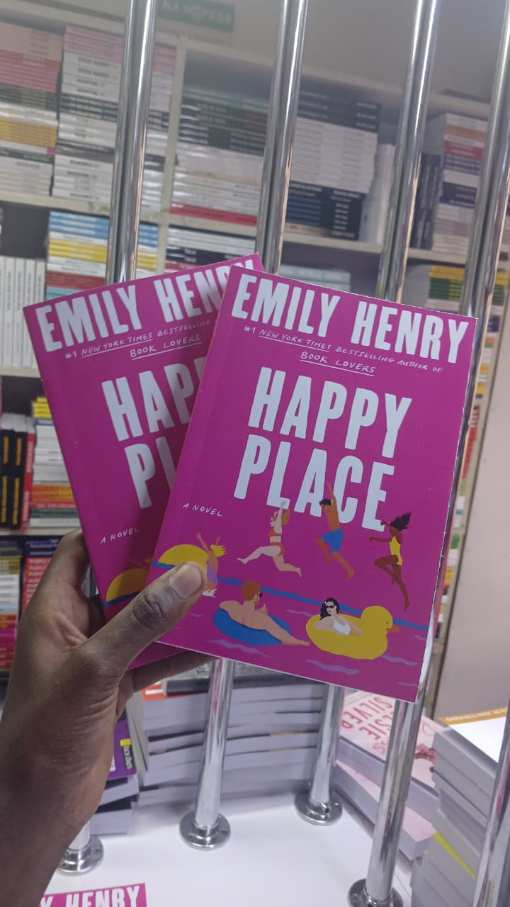 Happy Place Novel Paperback by Emily Henry Bestselling Contemporary Romance, Fake Relationship, Friends Vacation Drama, Love, Healing, Emotional Growth, Summer Read