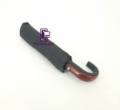 Classic Crook Handle Automatic Open & Fold Umbrella – Windproof, Rainproof, Compact Travel & Outdoor Umbrella for Men and Women