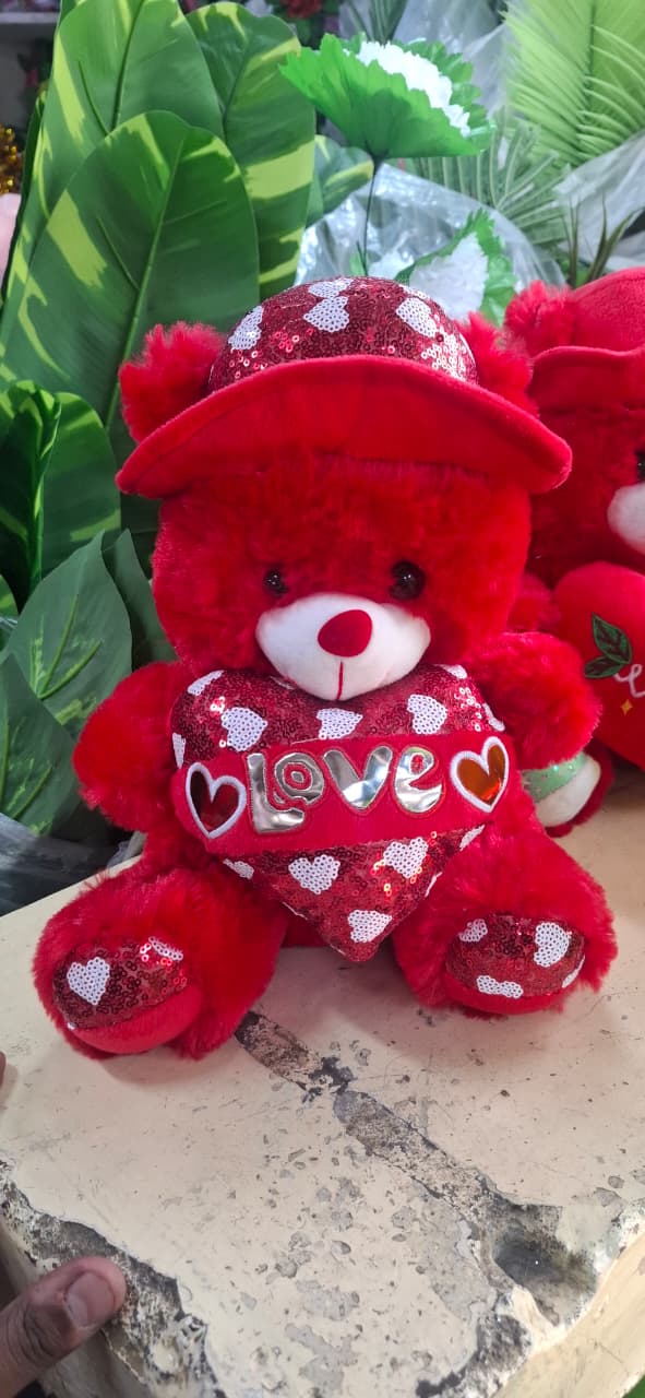 Valentine’s Day Love Teddy Bear Plush Toy – Cute Romantic Gift for Girlfriend, Boyfriend, Kids, Wife & Special Loved Ones.VALENTINES LOVE TEDDY BEAR GIFT.LOVE BEAR ,GIFT FOR KIDS AND LOVED ONES