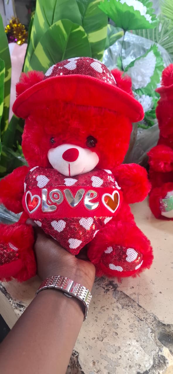 Valentine’s Day Love Teddy Bear Plush Toy – Cute Romantic Gift for Girlfriend, Boyfriend, Kids, Wife & Special Loved Ones.VALENTINES LOVE TEDDY BEAR GIFT.LOVE BEAR ,GIFT FOR KIDS AND LOVED ONES