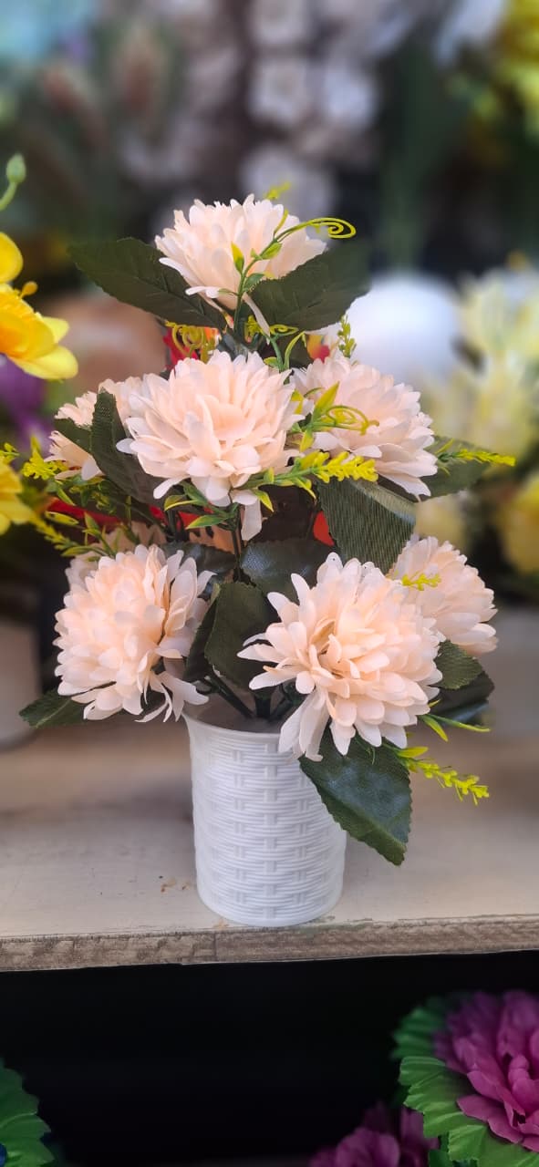 ARTIFICIAL FLOWER  GIFT  MODERN HOME DECOR UNBREAKABLE  FLOWER VASE/ CENTER PIECE/OFFICE DECOR/COFFEE TABLE DECOR/CONSOLE TABLE DECOR VALENTINES GIFT