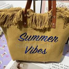 Stylish Woven Summer Tote Bag – Lightweight Fashion Handbag, Large Capacity Casual Beach & Shopping Shoulder Bag for Women