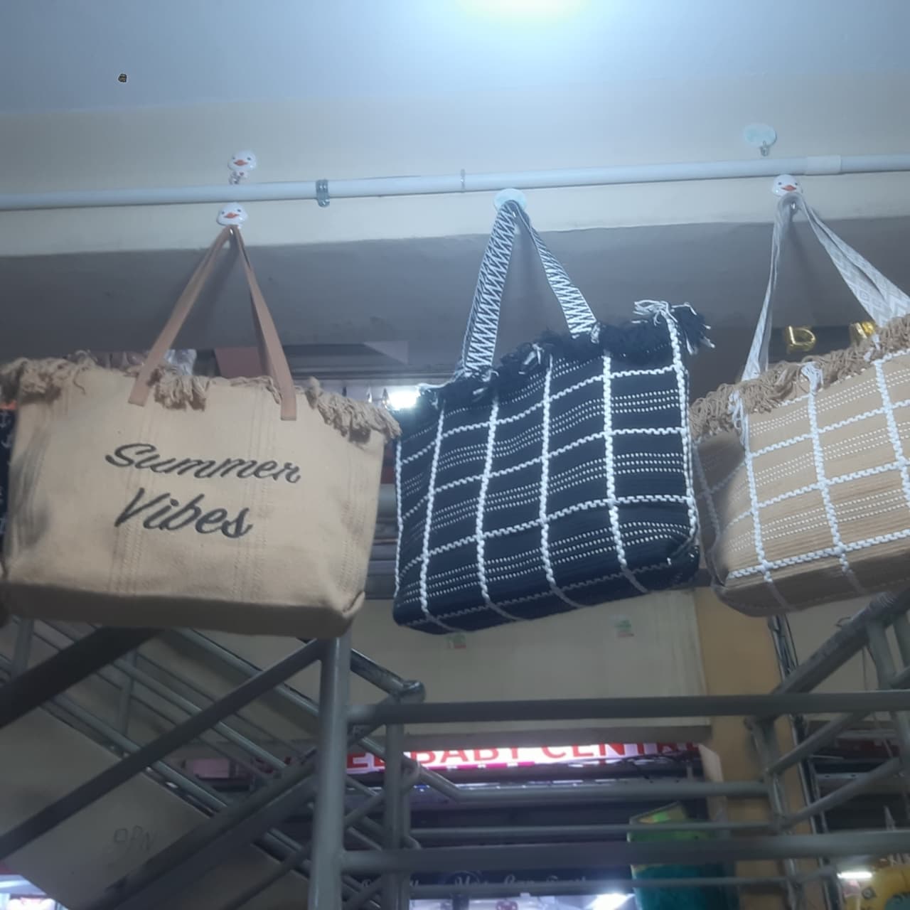 Fringe-Edge Canvas Thread Work Tote Bag with Single Partition | Broadbelt – Durable Fashion Shoulder Bag, Large Capacity Casual Everyday Handbag for Women