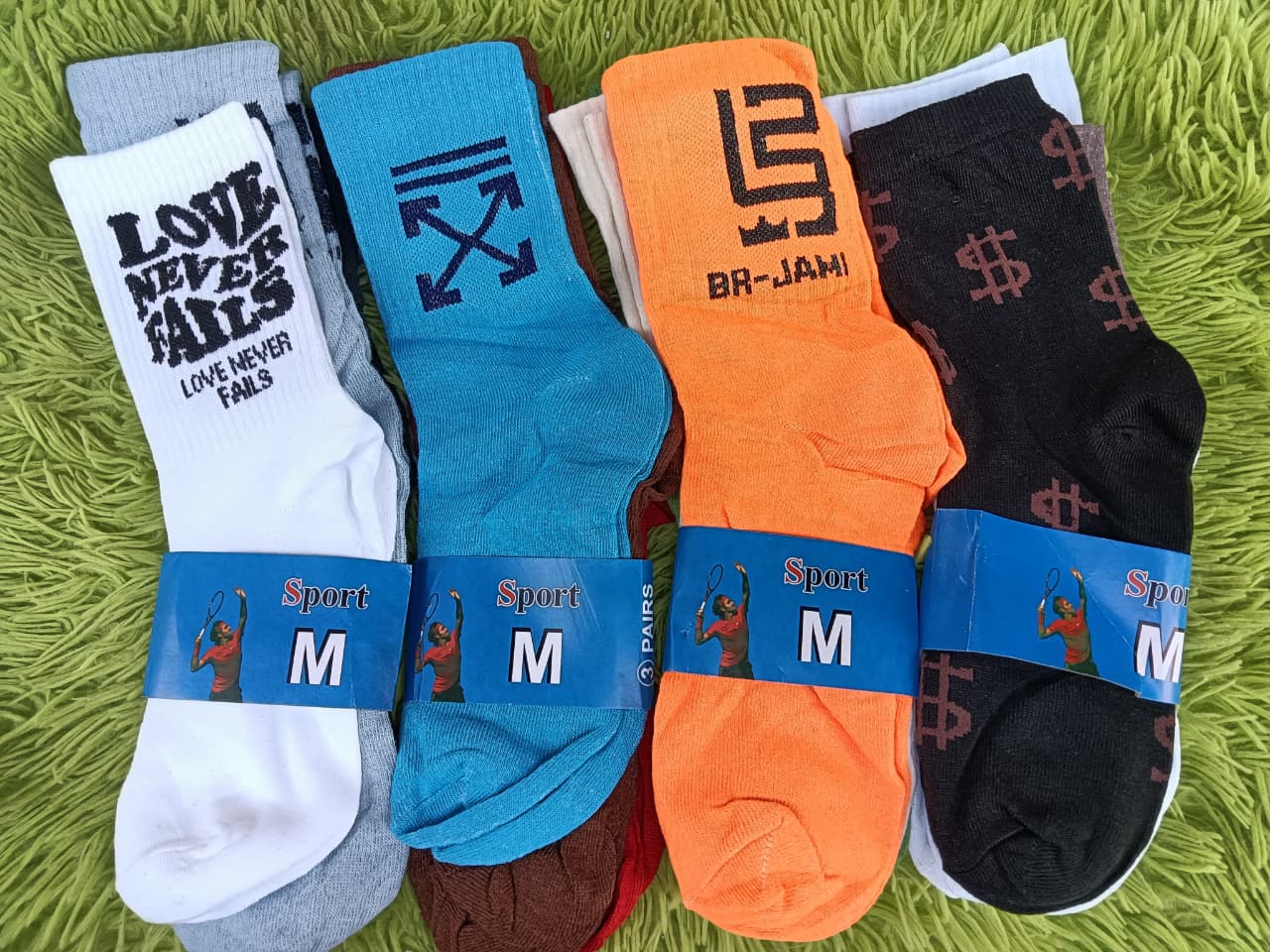 6 Pairs Trendy Modern Print Socks – Stylish Fashion Cotton Socks, Soft Breathable Comfortable Everyday Casual Socks for Women