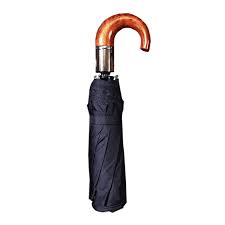 Classic Crook Handle Automatic Open & Fold Umbrella – Windproof, Rainproof, Compact Travel & Outdoor Umbrella for Men and Women