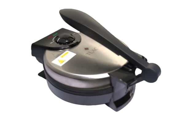 TLAC Electric Roti Maker – Non-Stick Flatbread & Chapati Press for Quick, Easy, and Evenly Cooked Rotis, Compact & Durable Kitchen Appliance