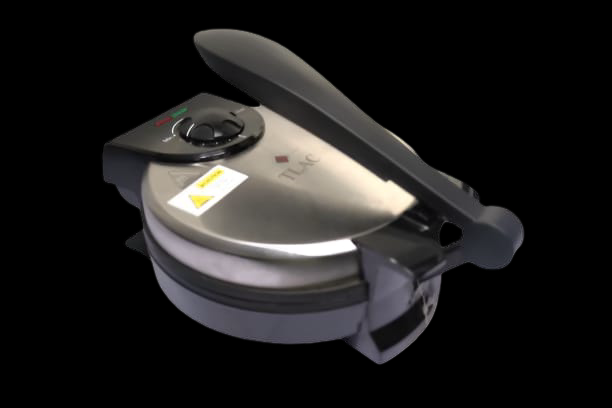 TLAC Electric Roti Maker – Non-Stick Flatbread & Chapati Press for Quick, Easy, and Evenly Cooked Rotis, Compact & Durable Kitchen Appliance