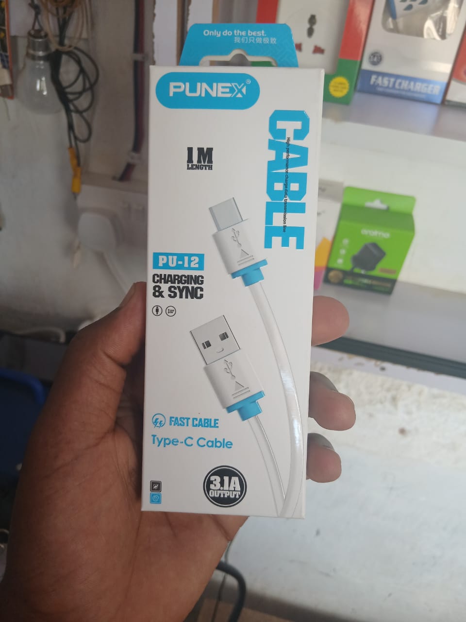 Premium Type-C Fast Charging & High-Speed Data Sync Cables – V Men Data Cable (Durable & Reliable) and PUNEX 1M USB-C Cable with Strong Build, Stable Performance & Universal Compatibility for Android