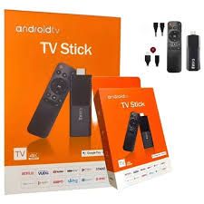 Android TV Stick 4K HD Streaming Media Player with WiFi Bluetooth Smart TV Dongle HDMI Plug & Play for Netflix, YouTube, Apps and Screen Mirroring