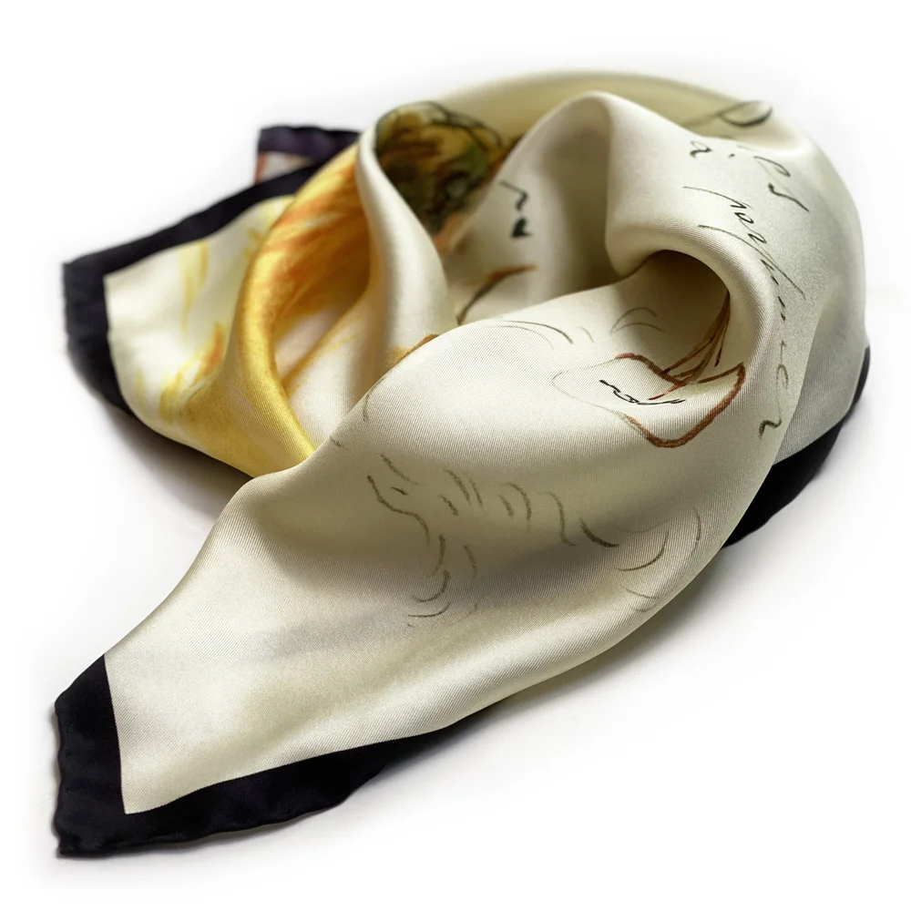 CLASSY BOSS BABE LADIES SILK HEADSCARF – ELEGANT NECK WRAP & BAG ACCESSORY FASHION SQUARE SCARVES FOR WOMEN