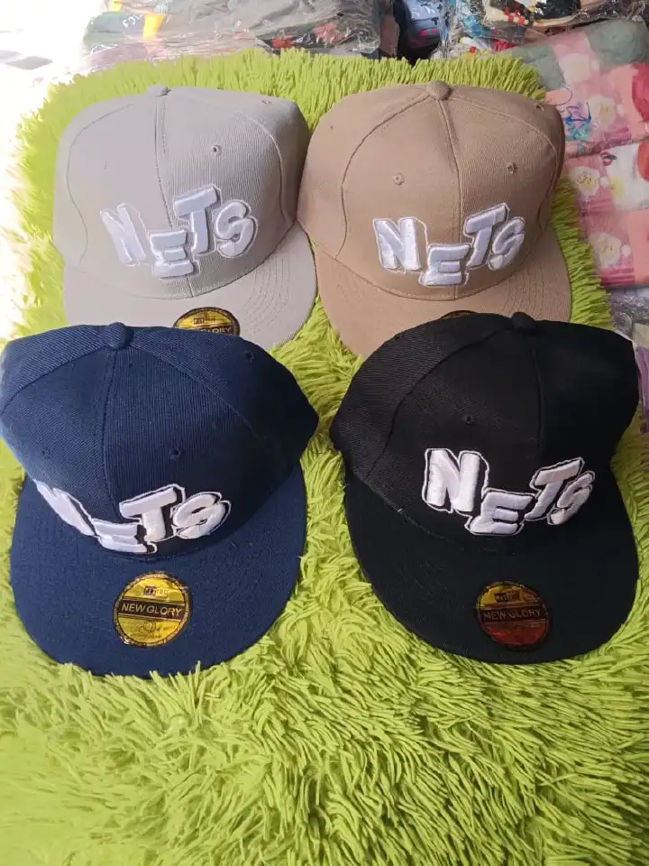 BROOKLYN NETS BRANDED CAPS – NBA SNAPBACK ADJUSTABLE HATS FOR MEN & WOMEN SPORTS STREET STYLE