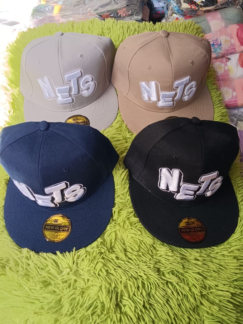 BROOKLYN NETS BRANDED CAPS – NBA SNAPBACK ADJUSTABLE HATS FOR MEN & WOMEN SPORTS STREET STYLE